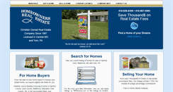 Desktop Screenshot of homeowners-realestate.com
